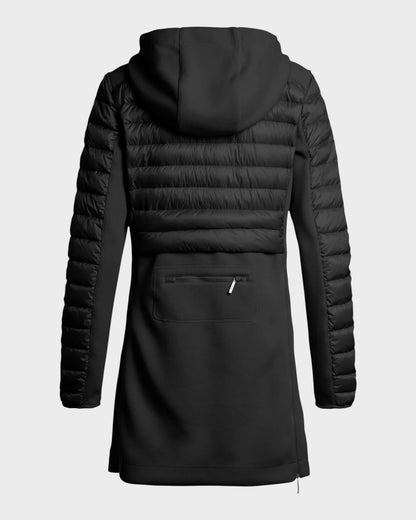 Yasmine Hybrid-Daunenjacke – Schwarz