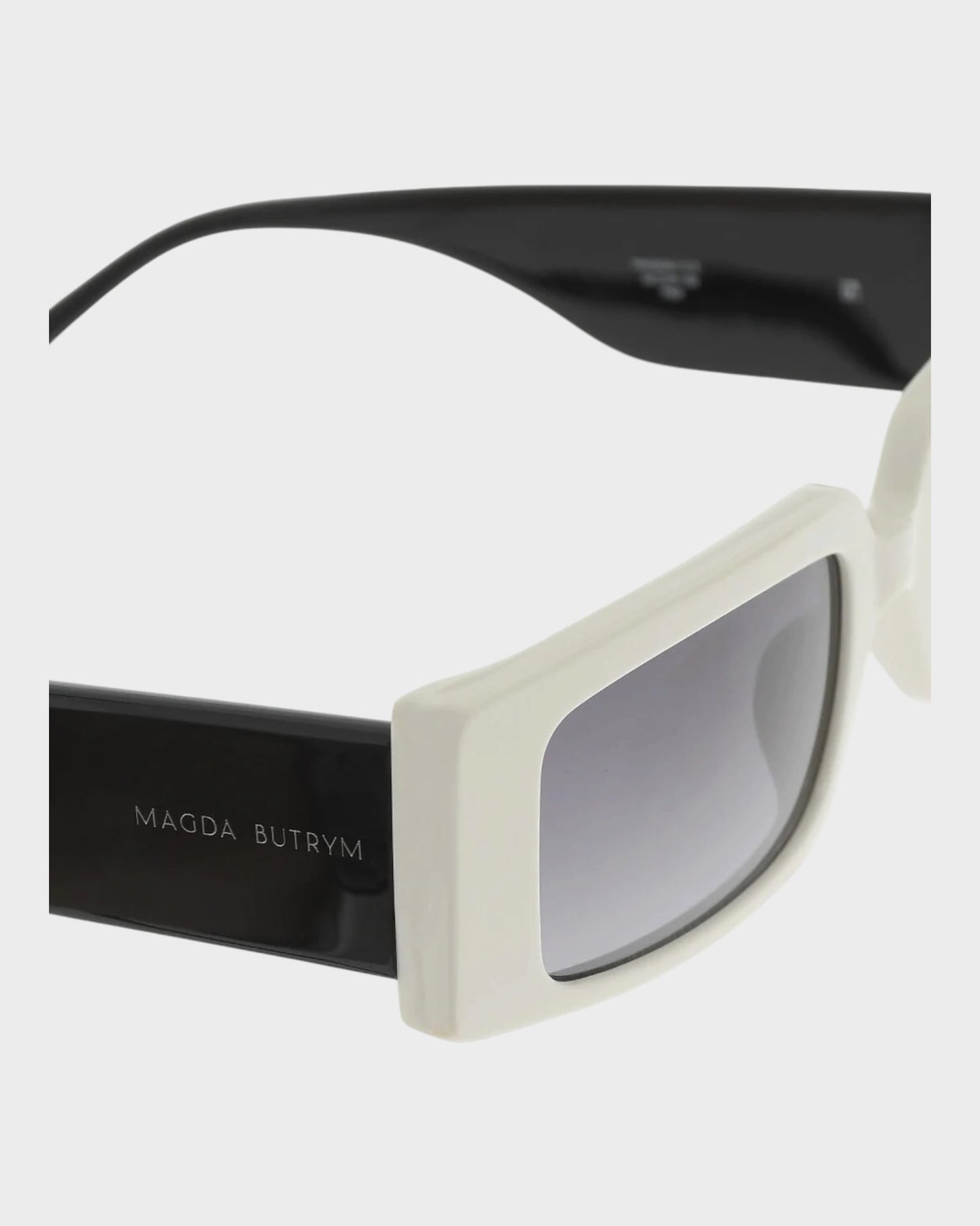 Sonnenbrille – Weiß/Schwarz