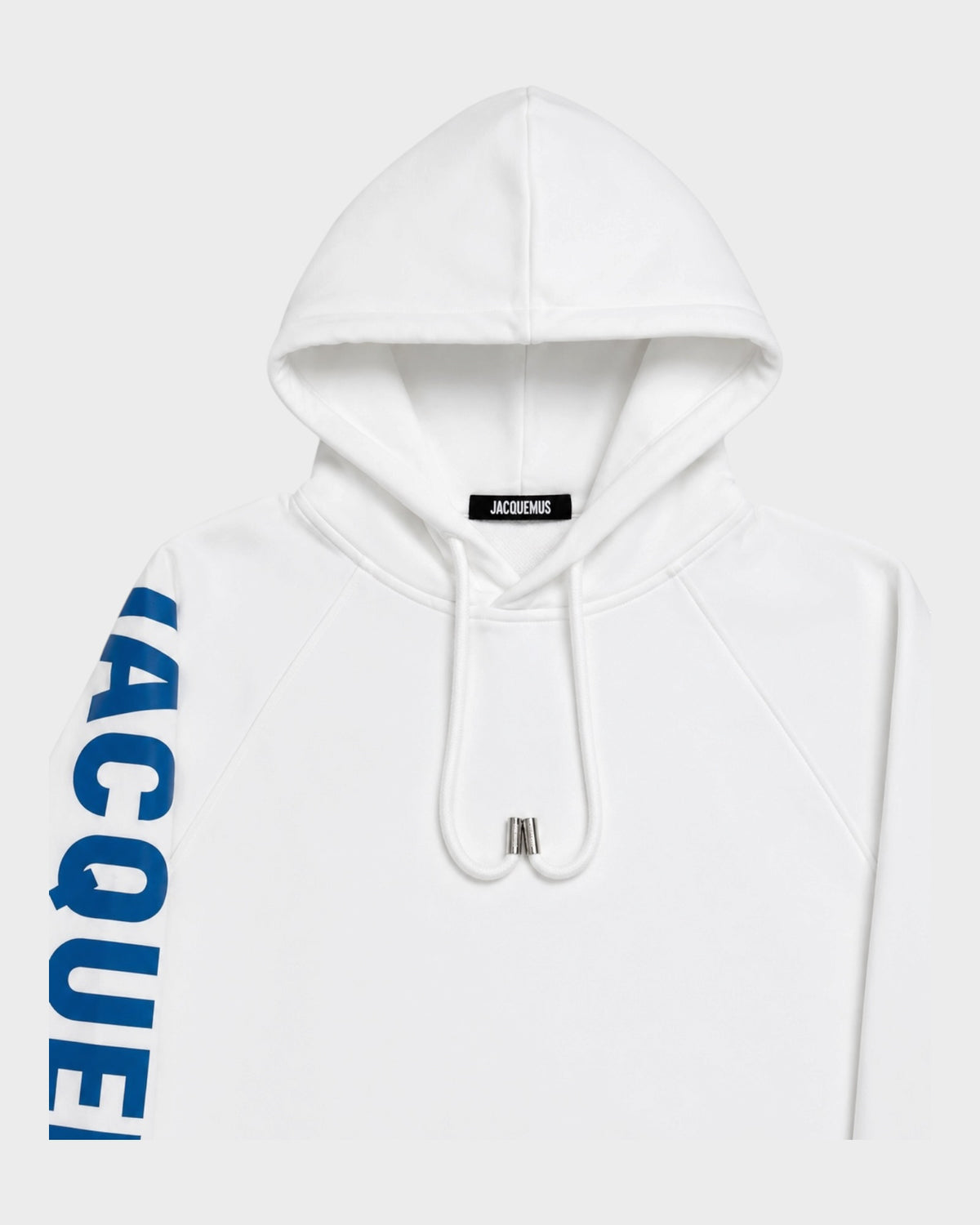Kapuzenpullover mit Logo-Print – Weiß
