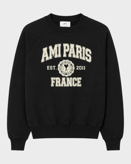 College Sweatshirt mit Logo-Print
