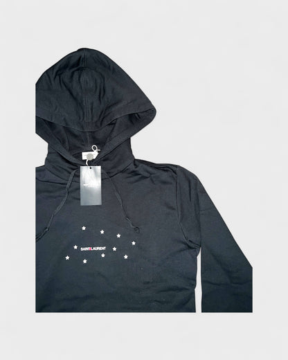 Kapuzenpullover mit Sternen – Schwarz