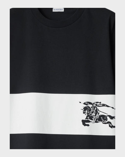 T-Shirt mit Kontraststreifen
