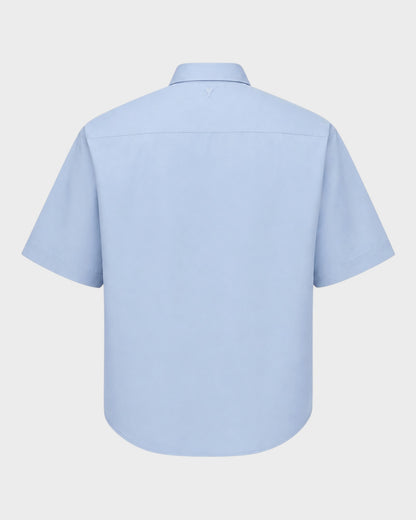 Kurzarmhemd – Blau