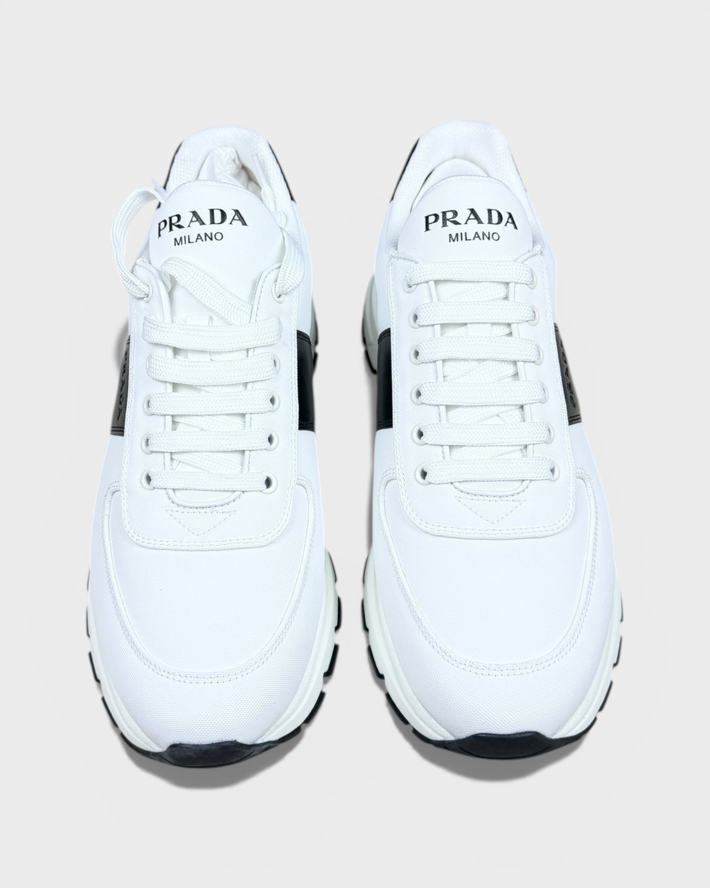 Sneaker „Prax 2.0“ – Weiß mit schwarzem Detail
