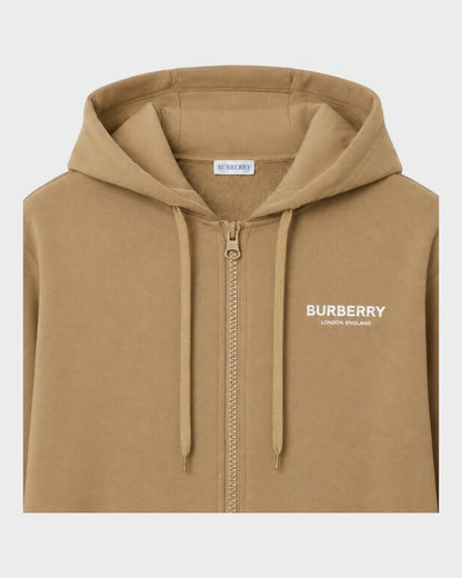 Kapuzenjacke mit Logo – Camel
