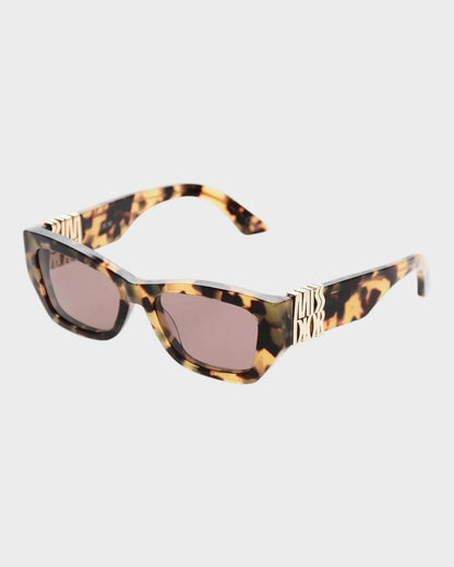 Elegante Cat-Eye Sonnenbrille mit Logo-Detail