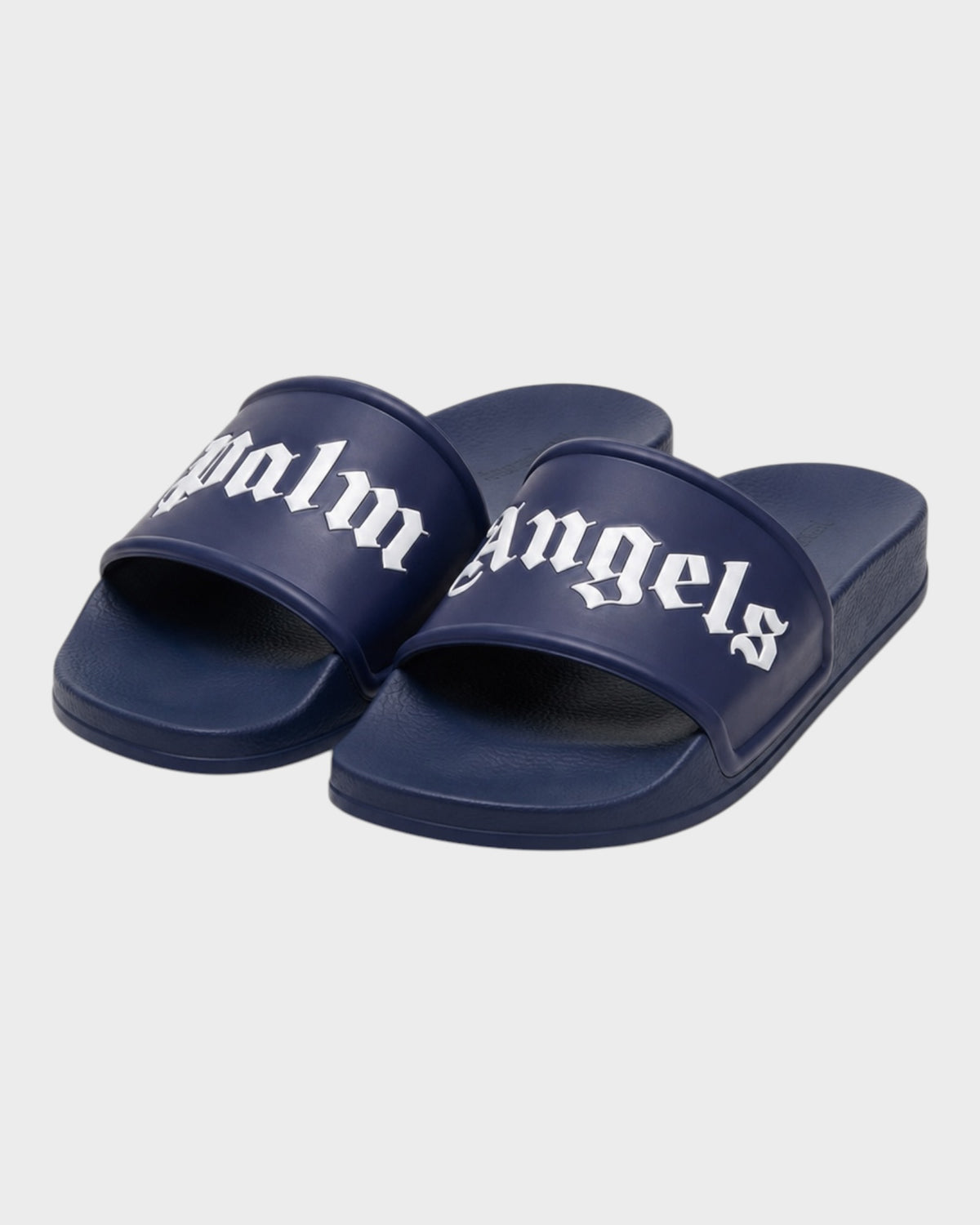 Slides – Navy mit weißem Logo
