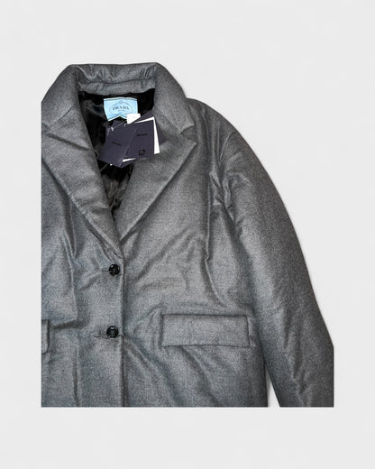 Mantel aus Kaschmir – Anthrazitgrau