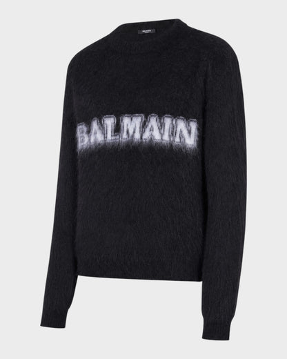 Pullover mit Logo-Schriftzug – Schwarz