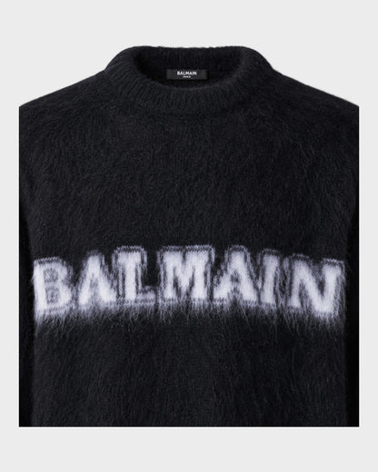 Pullover mit Logo-Schriftzug – Schwarz