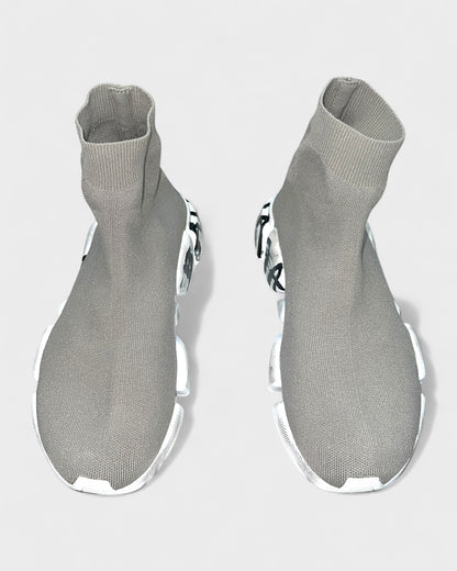 Balenciaga Speed Trainer 2.0 Sneakers – Grau/Weiß