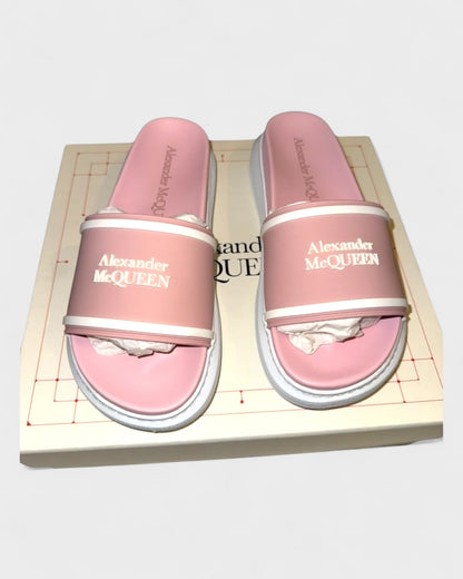 Logo-Slides – Rosa/Weiß