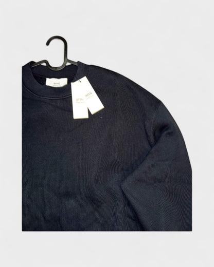 Sweatshirt mit Logo-Patch – Schwarz