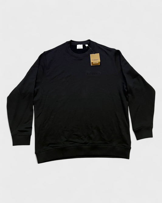 Sweatshirt mit Logo Print – Schwarz
