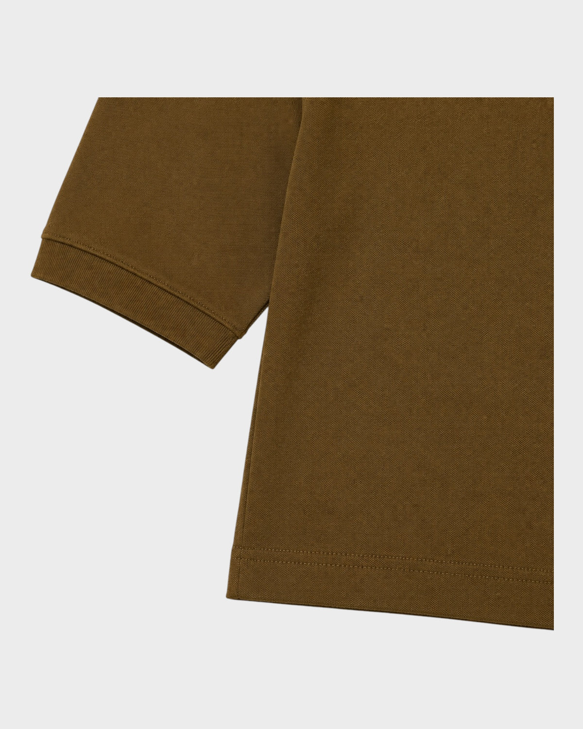 Poloshirt mit Skull-Emblem – Olivgrün