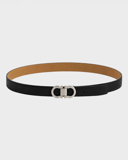 Wendegürtel – Beige/Schwarz