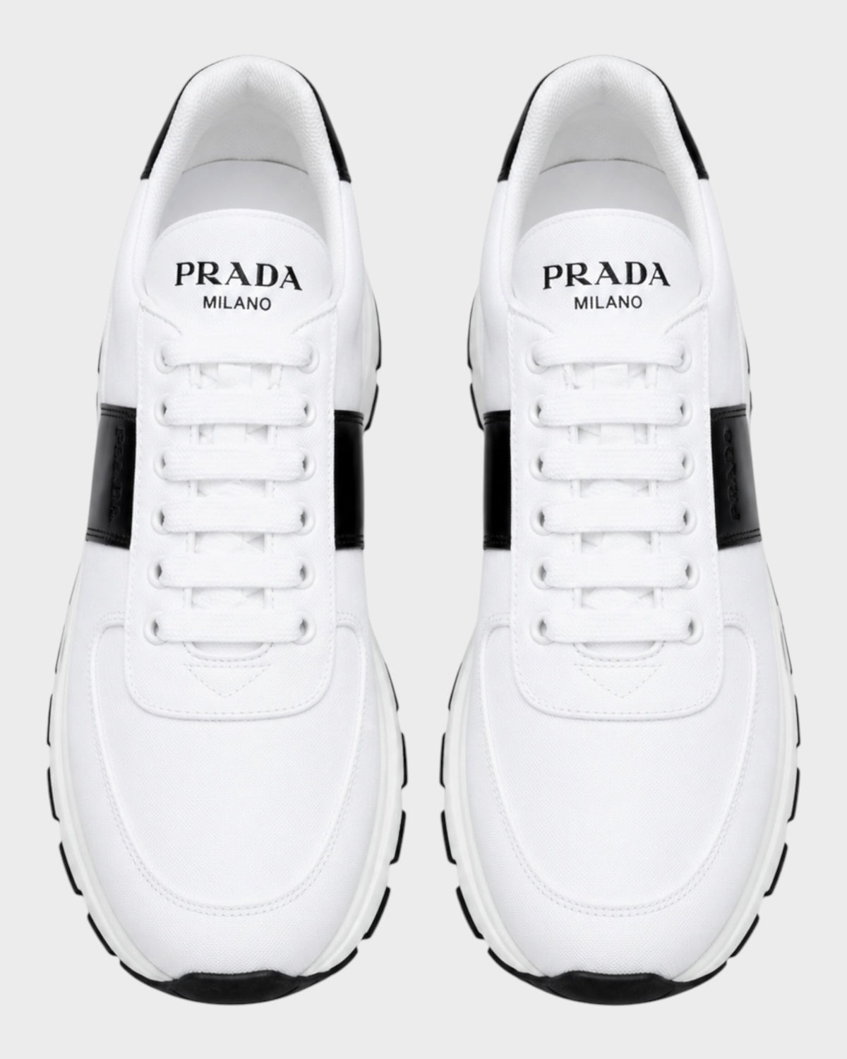 Sneaker „Prax 2.0“ – Weiß mit schwarzem Detail
