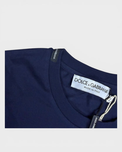 T-Shirt mit DG-Logo – Navy