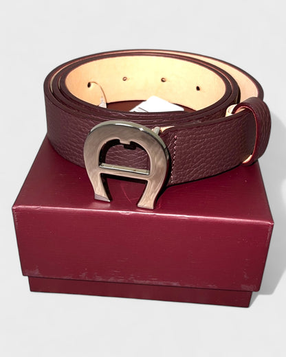 Ledergürtel – Bordeaux