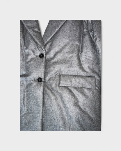 Mantel aus Kaschmir – Anthrazitgrau