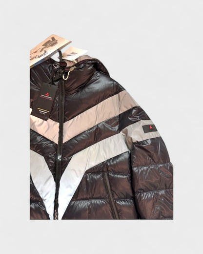 Daunenjacke in Schwarz & Grau