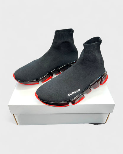 Balenciaga Speed 2.0 Sneakers – Schwarz/Rot