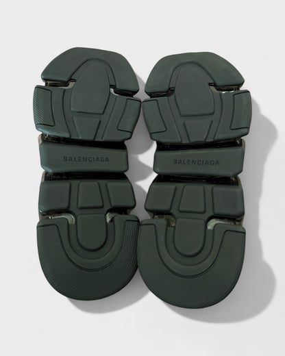 Speed 2.0 Full Clear Sole Sneaker aus recyceltem Strick – Schwarz