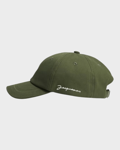 Cap mit Logo-Stickerei – Grün