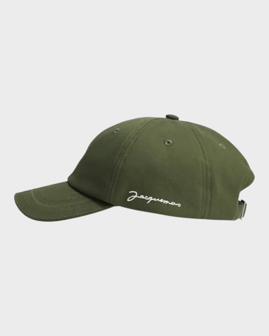 Cap mit Logo-Stickerei – Grün