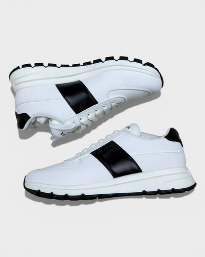 Sneaker „Prax 2.0“ – Weiß mit schwarzem Detail
