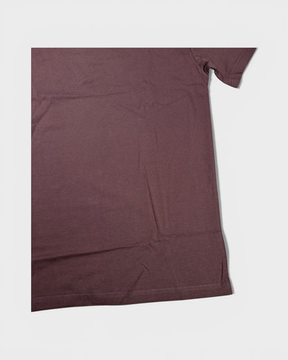 T-Shirt mit Logo-Schriftzug – Braun
