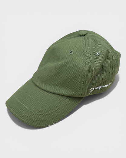 Cap mit Logo-Stickerei – Grün