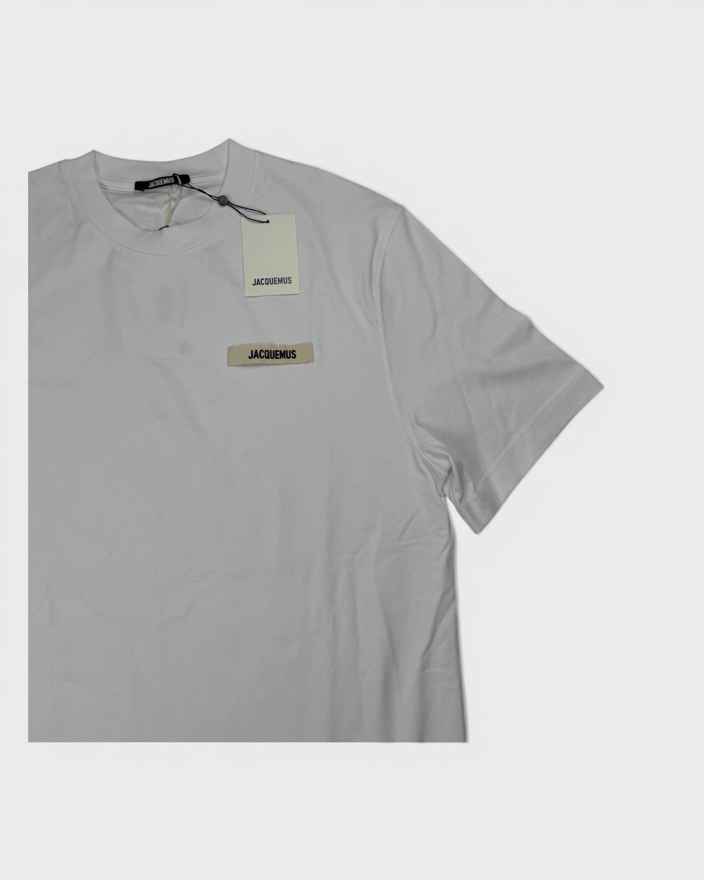 „Le T-shirt Gros Grain“ T-Shirt – Weiß