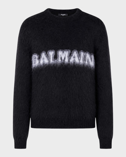 Pullover mit Logo-Schriftzug – Schwarz