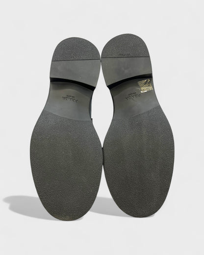 Loafer aus Glanzleder – Schwarz