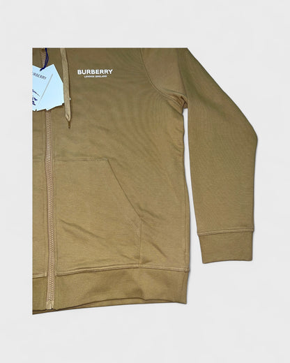 Kapuzenjacke mit Logo – Camel