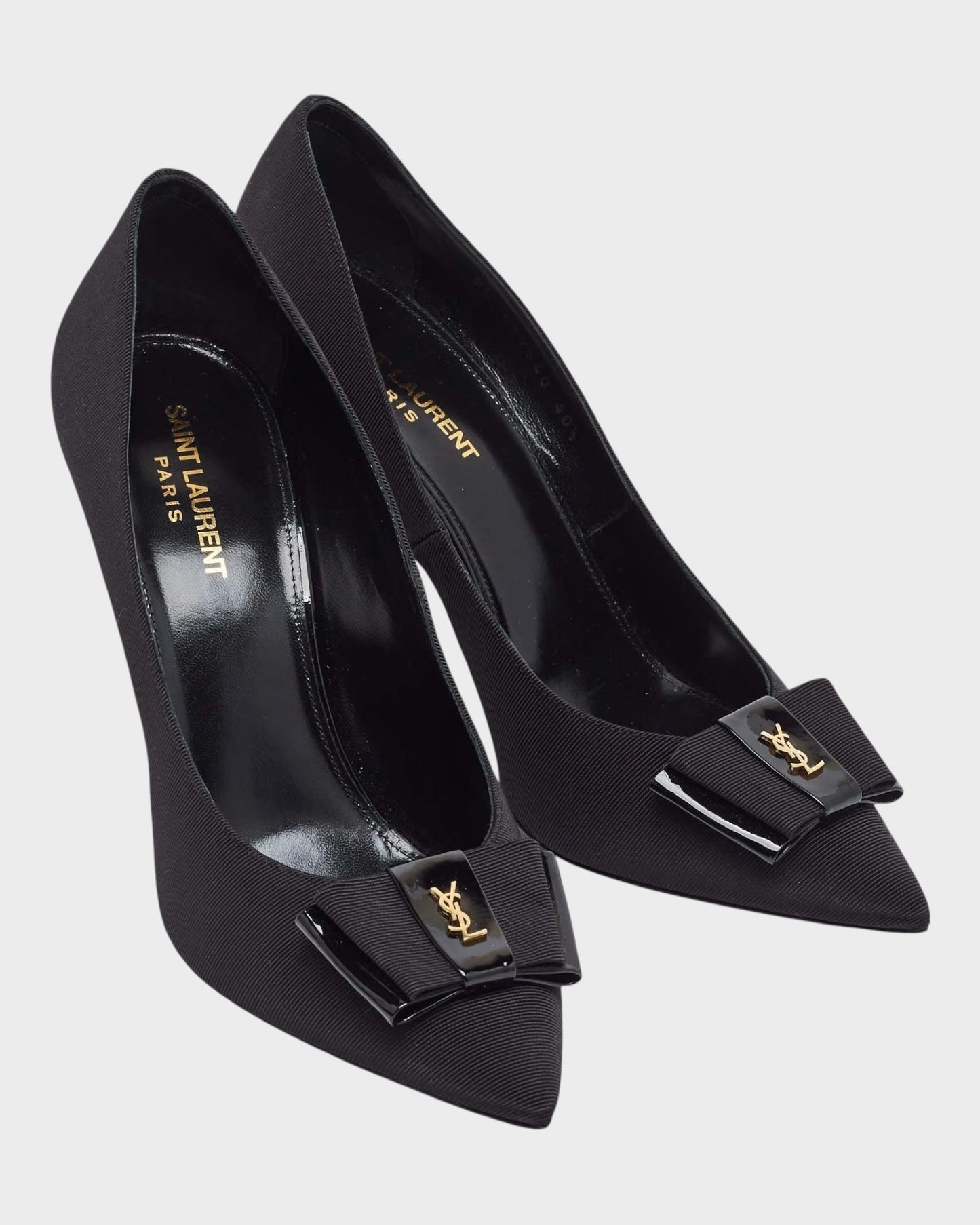 Pumps mit YVSL Logo & Signature-Schleife