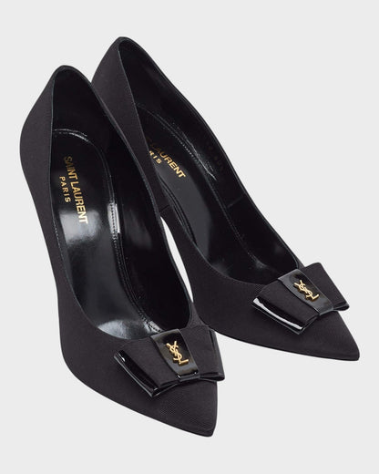 Pumps mit YVSL Logo & Signature-Schleife