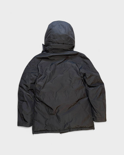 Arctic Parka mit Logo-Kapuze – Schwarz
