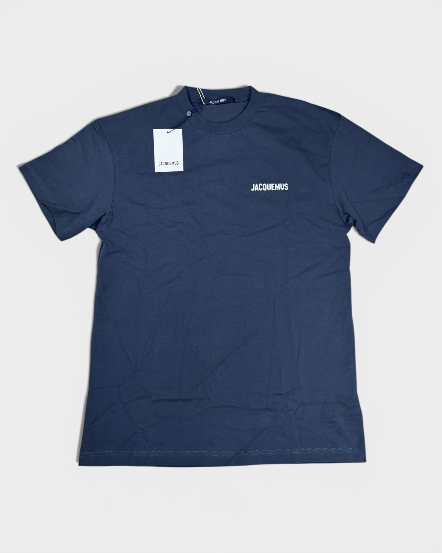 Jacquemus T-Shirt mit Logo-Schriftzug – Navy