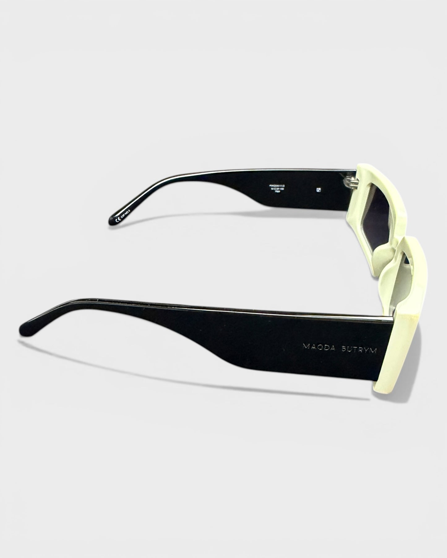 Sonnenbrille – Creme/Schwarz