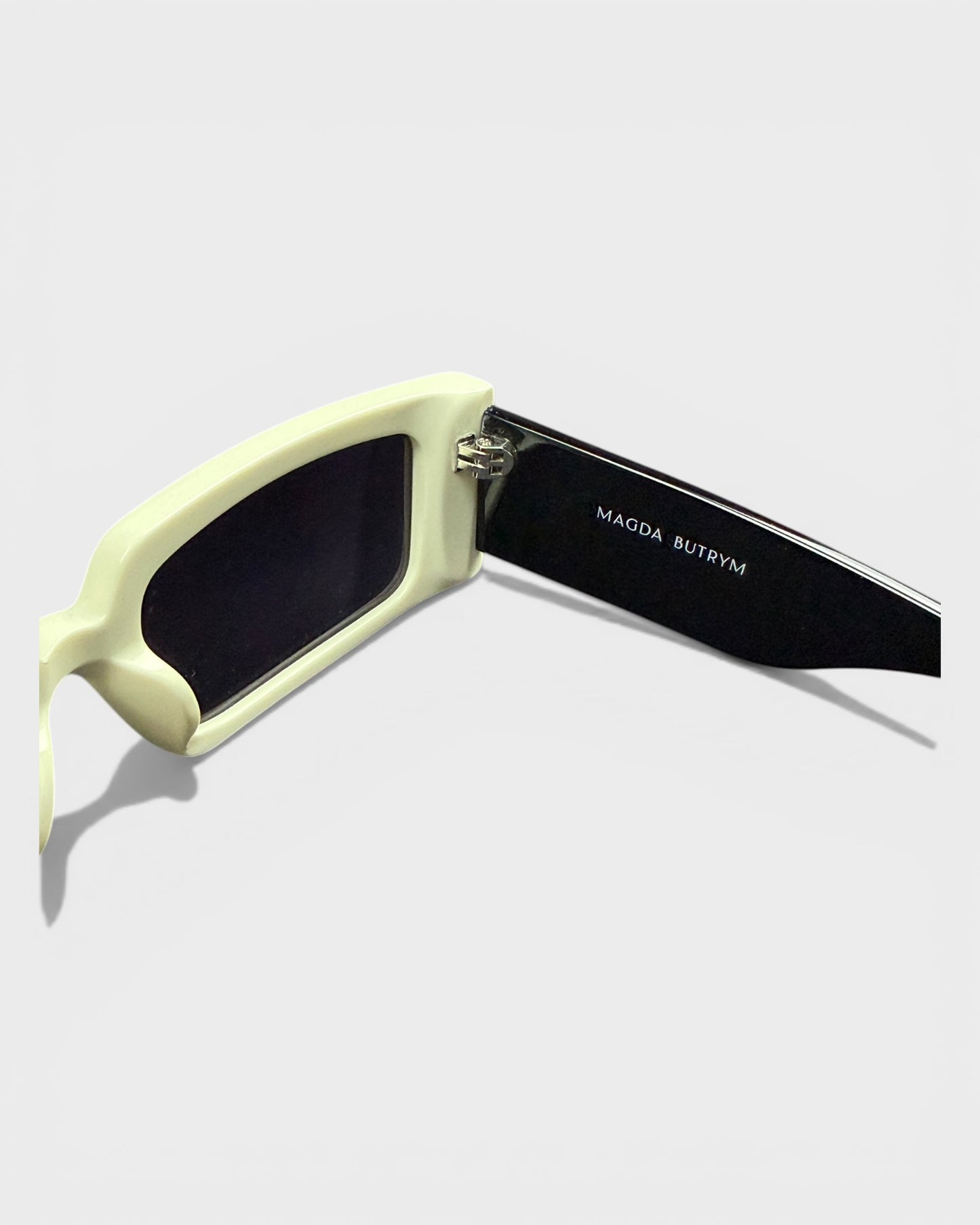Sonnenbrille – Creme/Schwarz