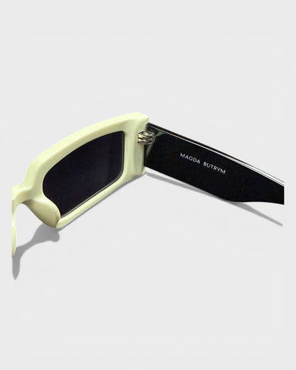 Sonnenbrille – Creme/Schwarz