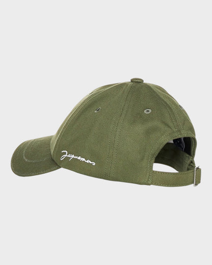 Cap mit Logo-Stickerei – Grün