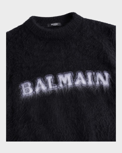 Pullover mit Logo-Schriftzug – Schwarz