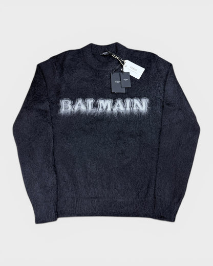 Pullover mit Logo-Schriftzug – Schwarz