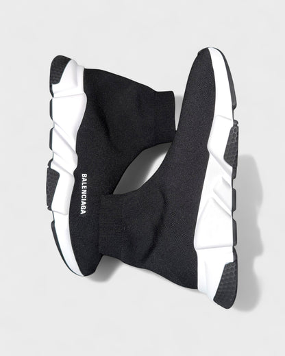 Speed Trainer Sneaker – Schwarz/Weiß