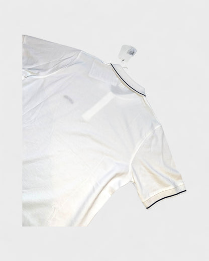 Poloshirt mit Logo-Stickerei – Weiß