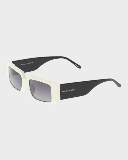 Sonnenbrille – Weiß/Schwarz