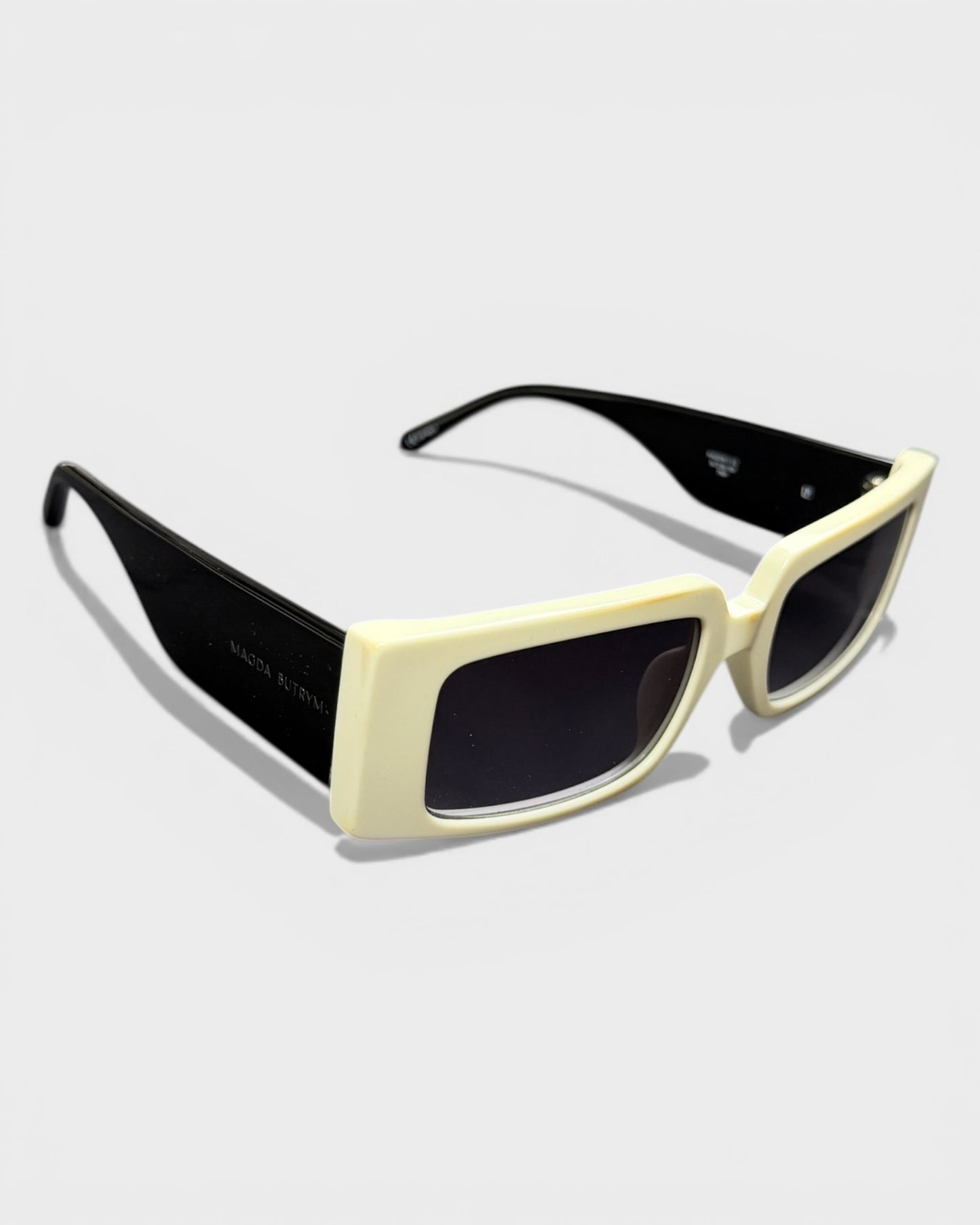 Sonnenbrille – Creme/Schwarz